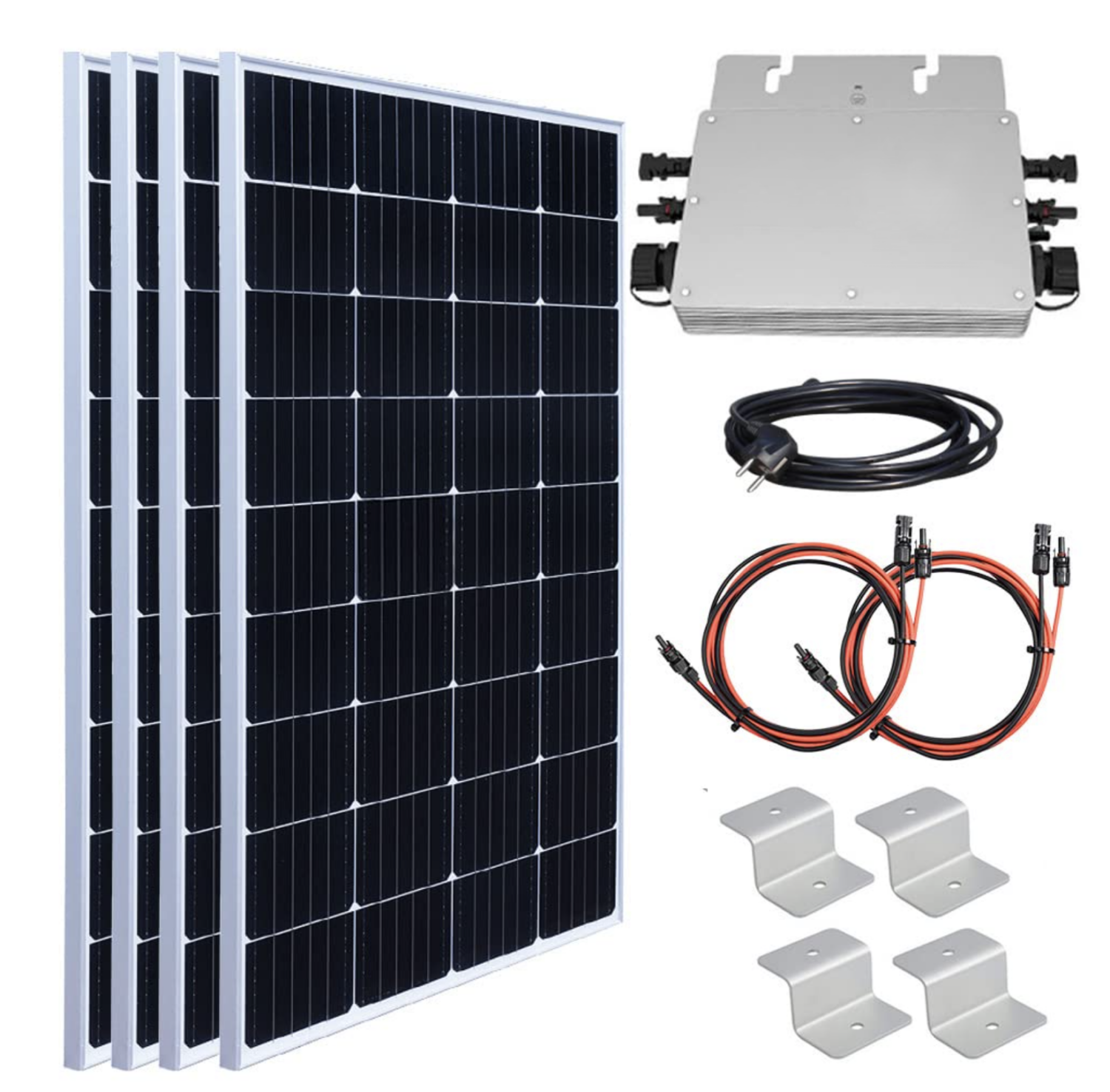 Steckdosenfertige Solaranlagen kaufen Solaranlage für Garten, Carport